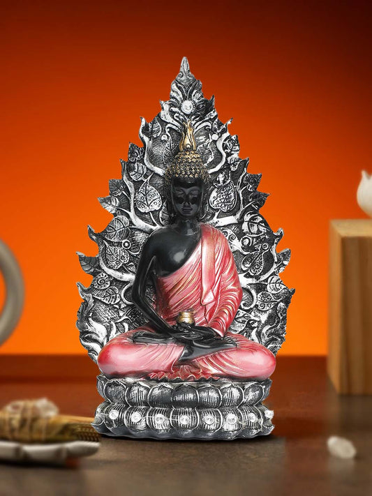 Pink Buddha Idol for Home Decor & Office - Buddha Statue