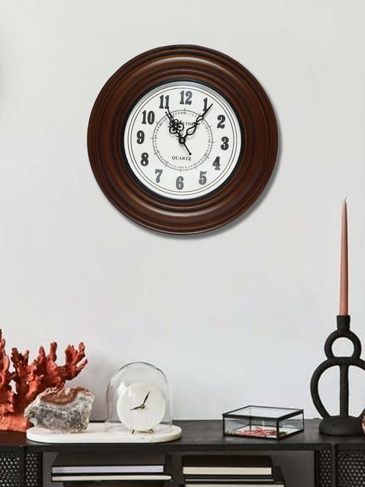 Wall Clock Wooden Antique
