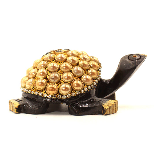 Artisan Ornate Tortoise Figurine
