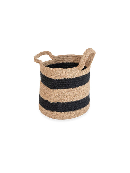 10 inch,8 inch,6 inch Jute Planter Pots/Storage Basket with Handle, Multi-Purpose Storage Bag use for Bathroom Living Room (SET-04)