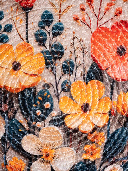 Printed Multi Flower with pure cotton Table Placemats