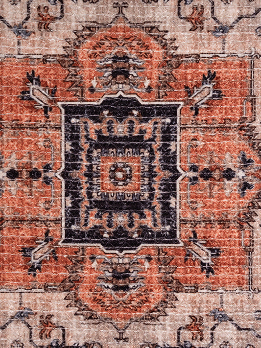 Premium Cotton Table Placemats  for Kitchen, Bedroom, Living Room, Passage etc. 32X20 IN, Strong Anti Slip Grip, Water Absorbing Machine Washable