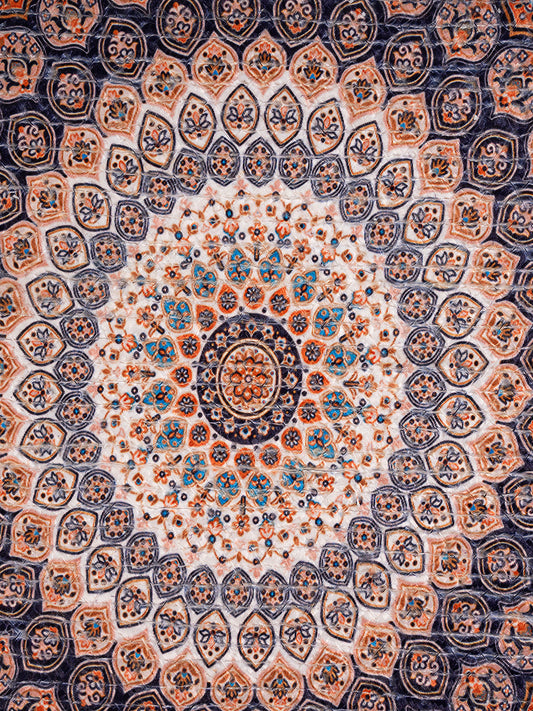 "Premium Mandala Cotton Table Placemats | 32X20 IN | Anti-Slip | Water Absorbing | Machine Washable"