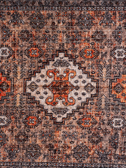 "Classic Persian Cotton Table Placemats  | 32X20 IN | Anti-Slip | Water Absorbing | Machine Washable"