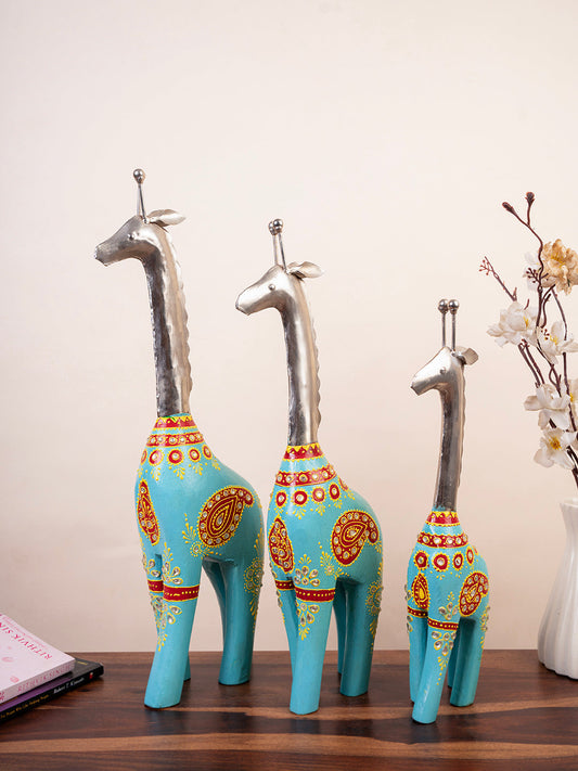Giraffe Sculpture Bedroom Accessory Decorative Home for Office Study Room Mother with Child | Home & Garden | Home Decor | Figurines| Deer Figurine
