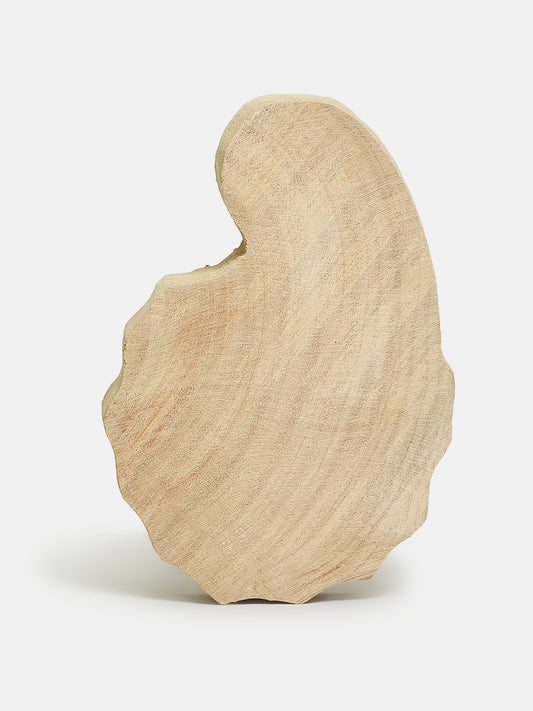 Wooden Block Print Tea Light Candle Holders for Diwali, Leaf Shape, Handmade Light for Deepawali Decoration Items, Deepak for Goddess Worship