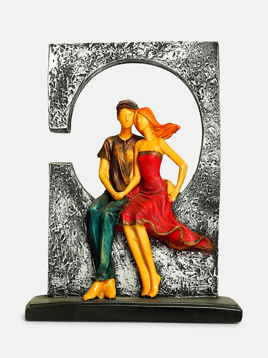 Valentine Romantic Love Couple Statue for Home Decorative Showpieces | Room Office Table Racks & Shelves Decorations Item | Gifts for Husband | Girlfriend | Boyfriend | Wife