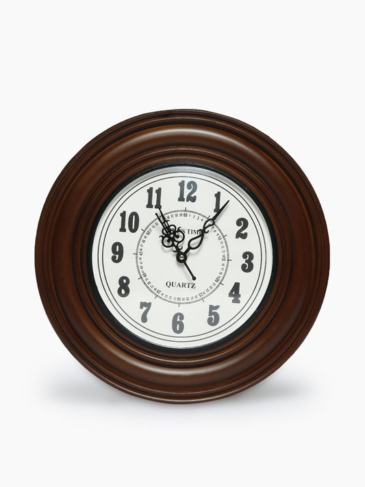 Wall Clock Wooden Antique