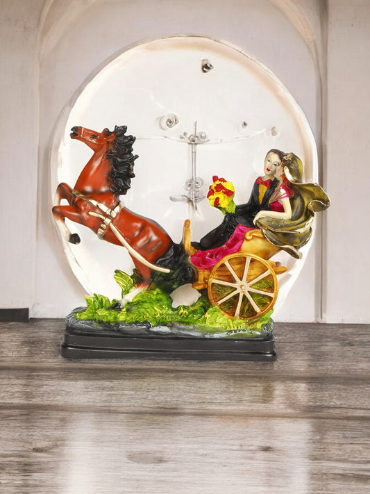 Couple Statue || Couple on Rath || Couple on Chariot || Golden Couple || Married Couple || Couple Statue