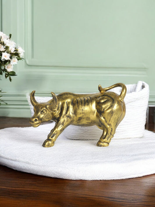 Bull Resin Statue for Home Decor