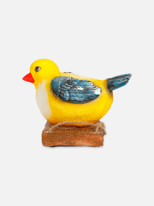 Yellow (Color) Resin Bird Hanging for Garden Decor, for Decoration
