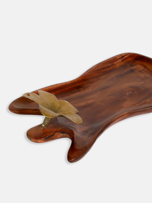 Wooden Leaf Tray