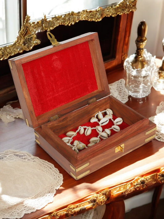 Wooden Small Jewellery Box for Women Jewel