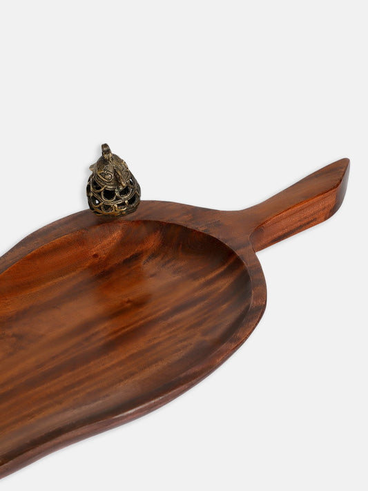 Wood & Dhokla Craft Tray