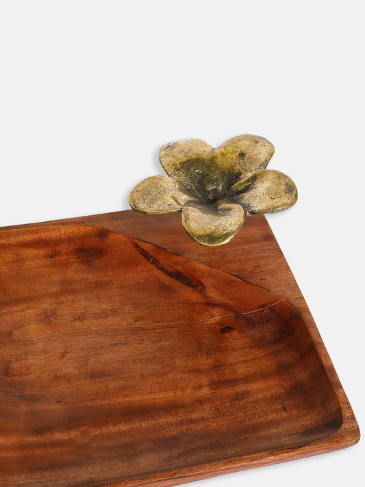 Wooden Leaf Tray