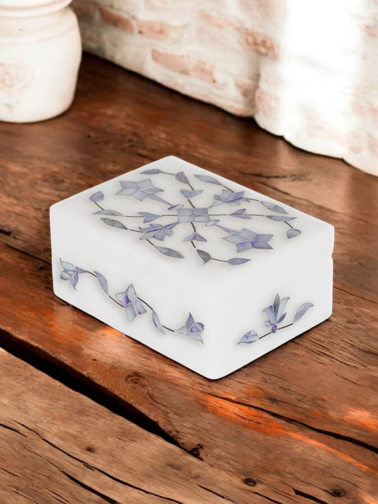 Marble Handictraft Marble Inlay Box Jewellery