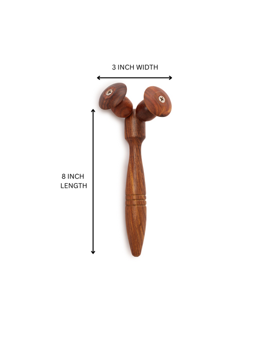 Handcrafted Wooden Twin-Ball  Body Massager