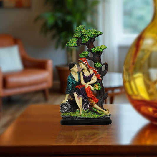 Romantic Love Couple Sitting  Miniature Statue Showpiece for Gift Husband Wife Girlfriend Boyfriend Girls Boys, Home Decor Items