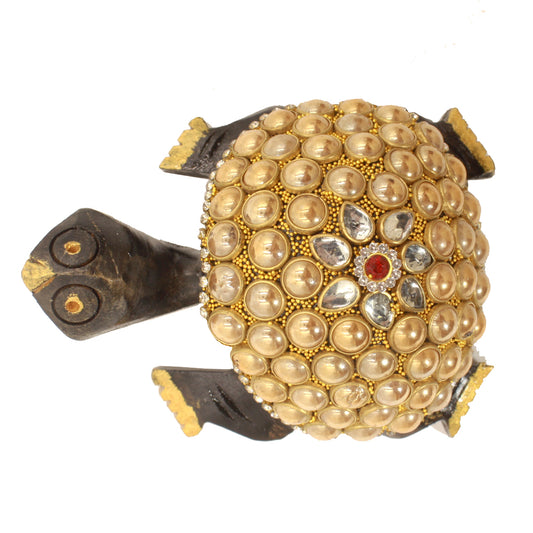 Artisan Ornate Tortoise Figurine