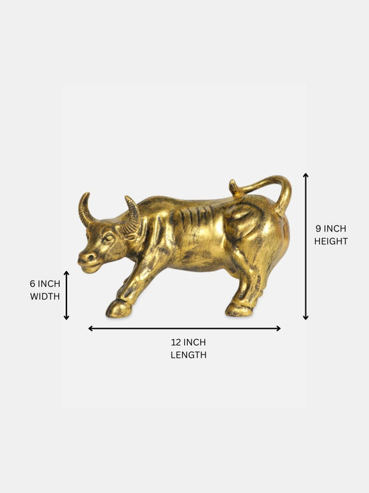 Bull Resin Statue for Home Decor 