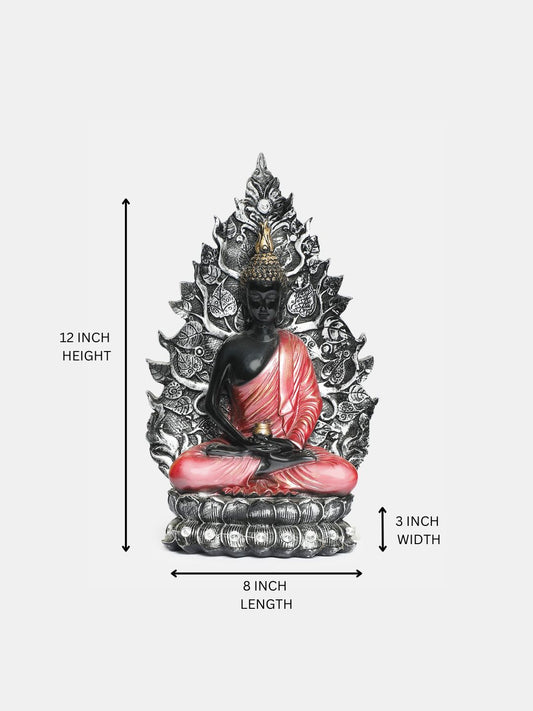 Pink Buddha Idol for Home Decor & Office - Buddha Statue